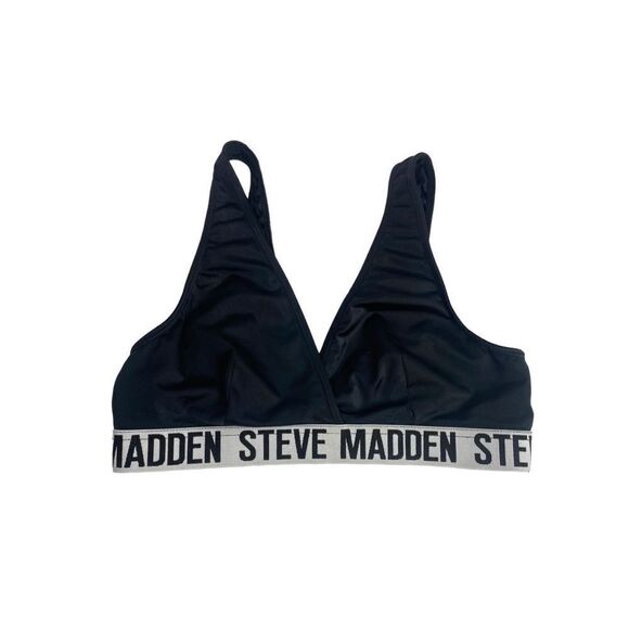 Steve Madden black sports bra size small (no tag see pic measurements) - Picture 1 of 4